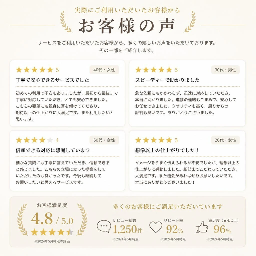 お客様の声