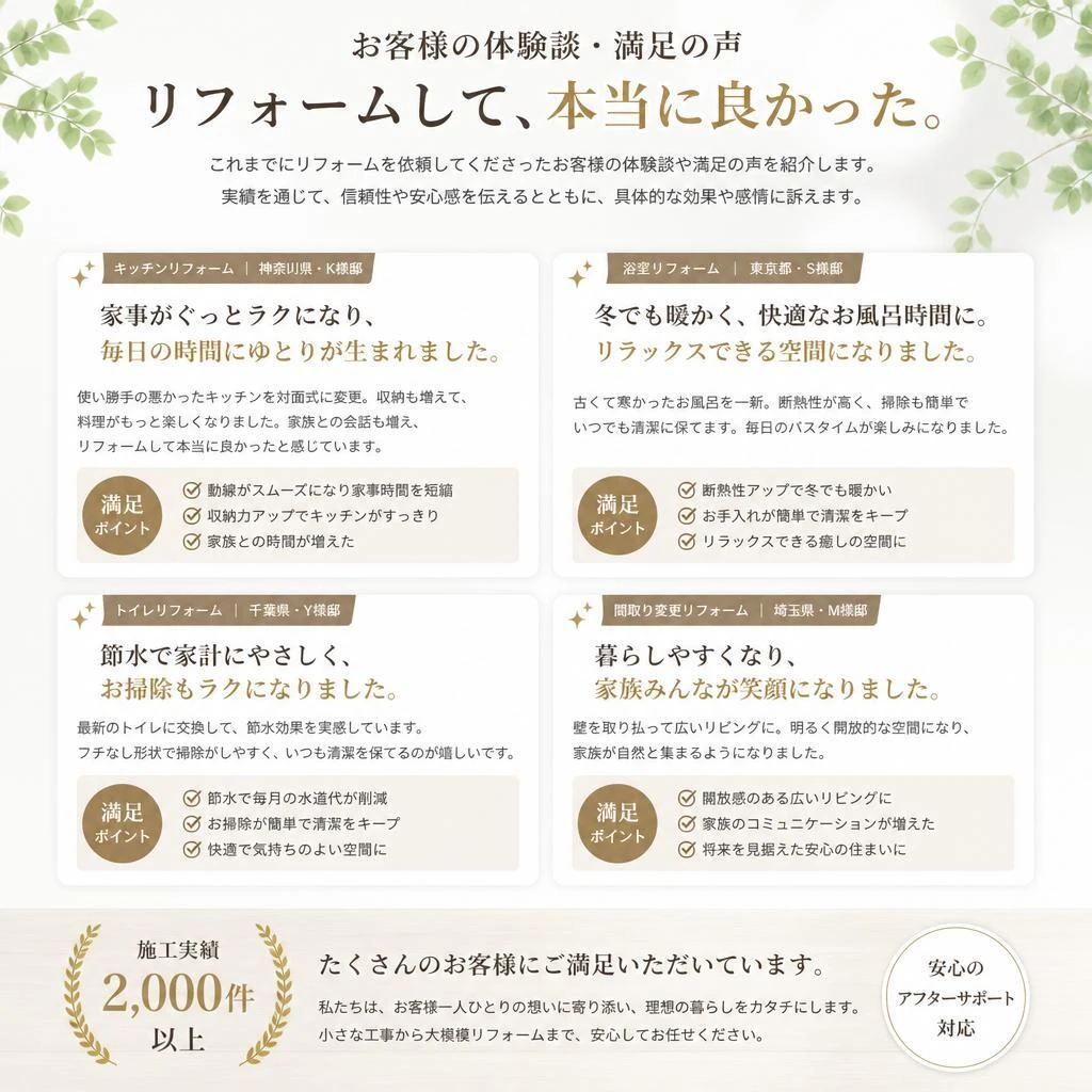 お客様の声